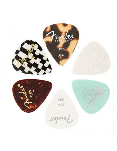 Púas Fender 351 thin 6ud