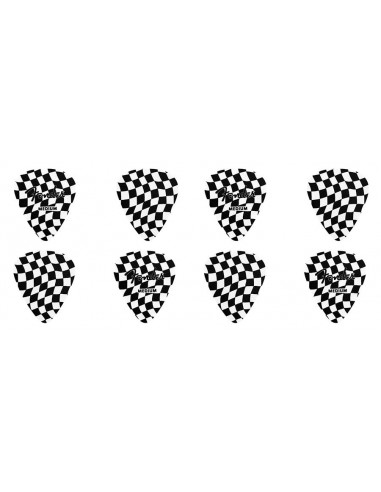 Púas Fender 351 ajedrez 8ud