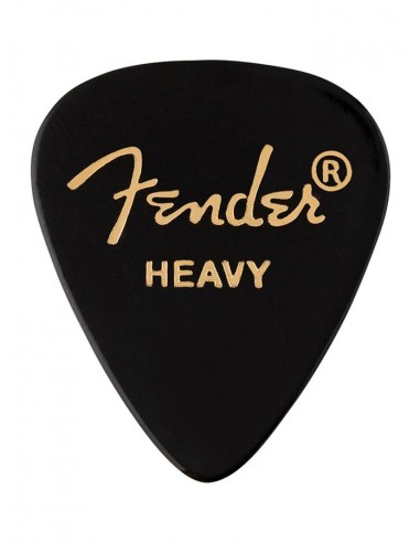 Púas Fender premium 351 heavy black 12ud