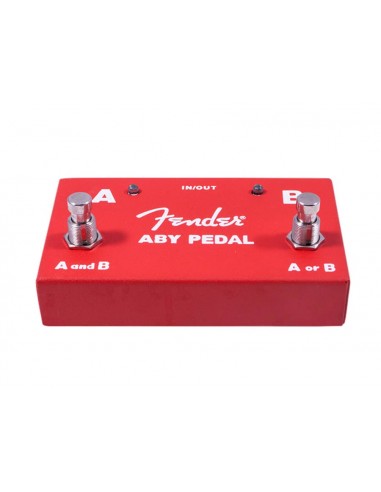 Pedal Fender ABY switch rojo