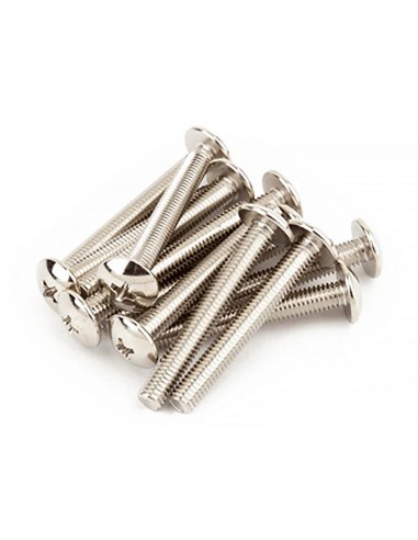 Tornillos Fender chasis níquel 12ud