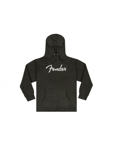 Sudadera Fender capucha gris jaspeado S