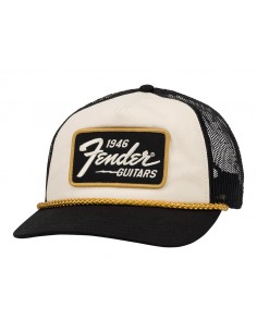 Gorra Fender 1946 crema/negro