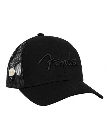 Gorra Fender con cierre negra