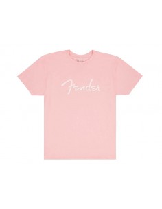 Camiseta Fender en rosa...