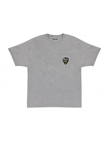 Camiseta con bolsillo Fender Pick gris L