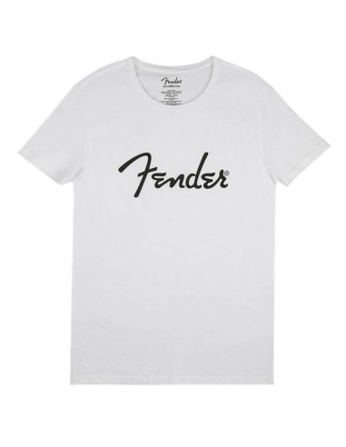 Camiseta Fender hombre blanca M