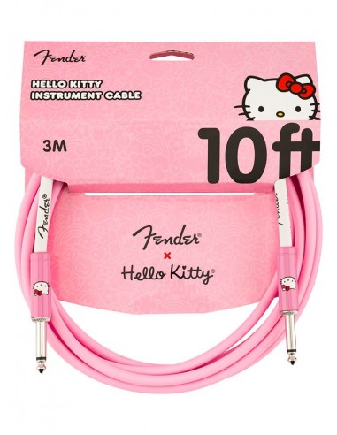 Cable jack/jack Fender Hello Kitty 3m rosa