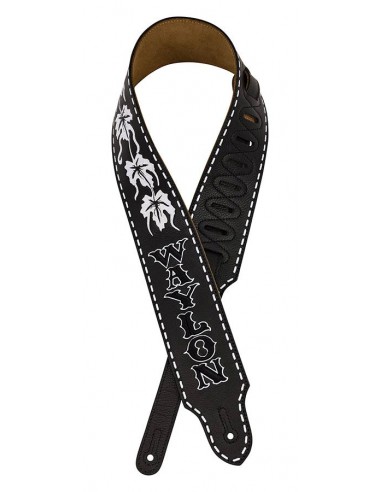 Correa W.Jennings Fender cuero bordada