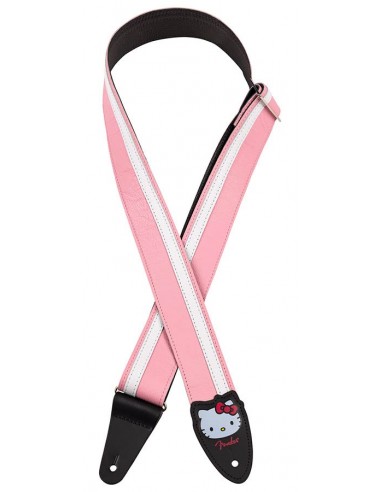 Correa piel Fender Hello Kitty rosa