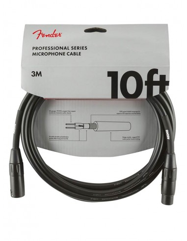 Cable micro Fender 3m negro