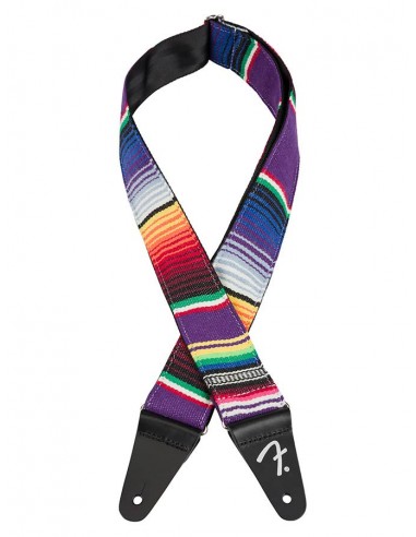 Correa sarape Fender morado y multi 2pg