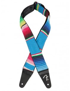 Correa sarape Fender azul...