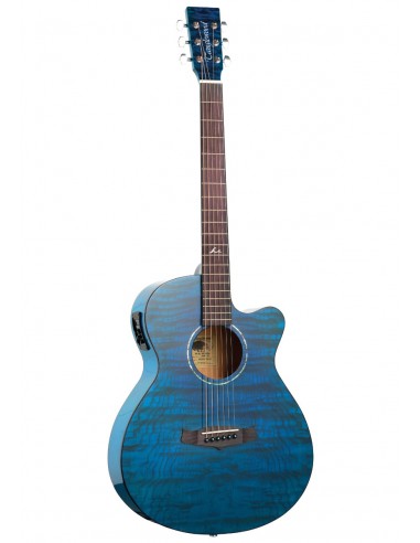 GUITARRA ACÚSTICA TANGLEWOOD AZURE SUPER FOLK AZUL