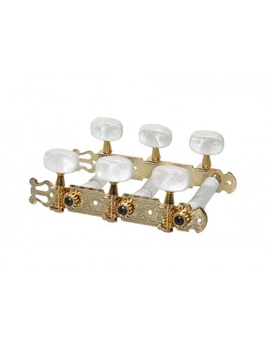 CLAVIJERO BOSTON PARA CLÁSICA 3+3 PERLAS DORADO