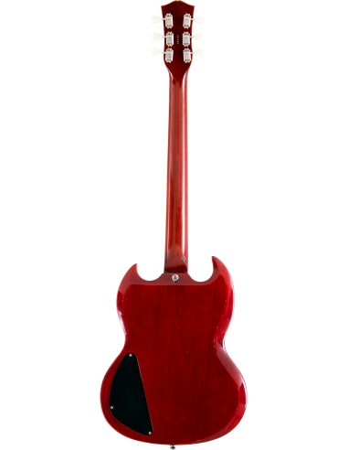 ALBATROZ-65-2-DW - GUITARRA ELECTRICA MAYBACH TIPO SG VINTAGE 2 HUMBUCKERS TV 60 60 SLIM TAPER DARK