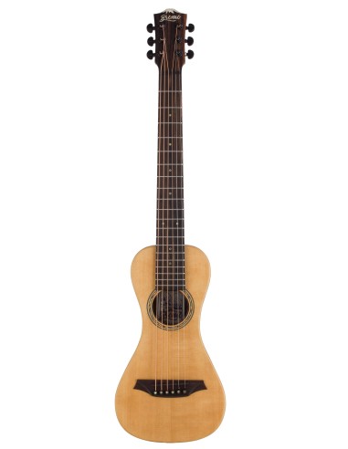 BAR3E - GUITARRA ELECTROACUSTICA DE VIAJE BROMO ALL SOLID CON FUNDA