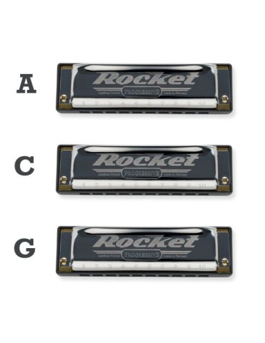 Propack 3 Armónicas Hohner New Rocket...