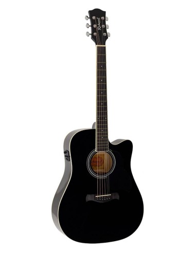 Guit. acú. E Dreadnought Richwood Negro