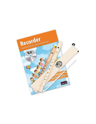 soprano recorder with German...