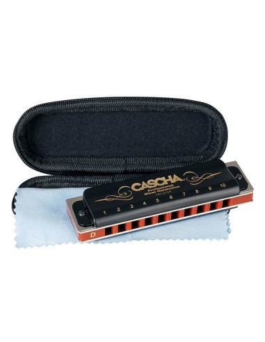 professional blues harmonica in D,...