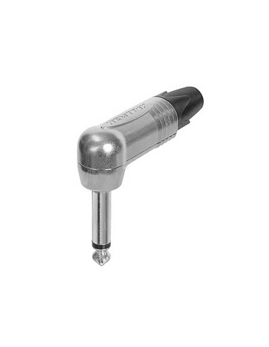 jack plug, 6,3 mm, 2-pole, nickel...