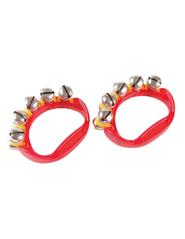 CORONA RITMO DE 5 CASCABELES ROJA