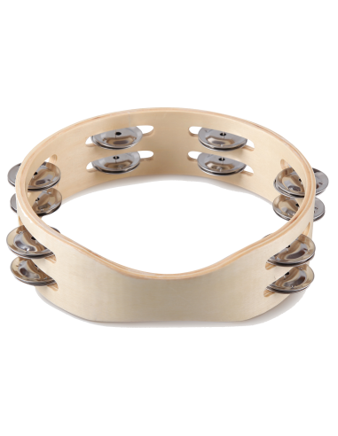 PANDERETA RITMO SIN PARCHE 20CM