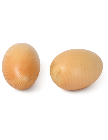 MARACAS RITMO DE MADERA 7,5CM NATURAL