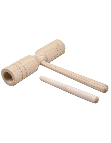 CAJA CHINA RITMO REDONDA DE DOS TONOS...