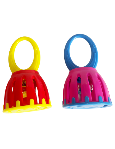 CAMPANA RITMO DE PLÁSTICO DE 6,7 CM