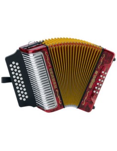 ACORDEON CORONA III GCF ROJO