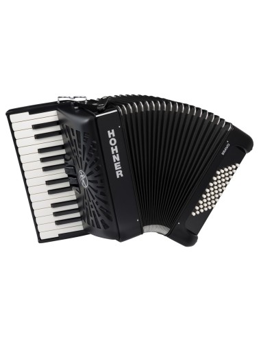 ACORDEON BRAVO II 48 NEGRO A16