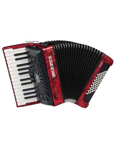 ACORDEON BRAVO II 48 ROJO A165