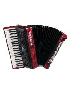 ACORDEON BRAVO III 120 ROJO A1