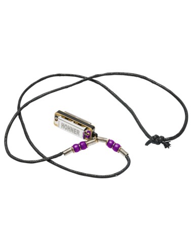 ARMON MINI HARP NECKLACE PURPL
