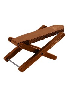 WOODEN FOOT REST, DARK BROWN O