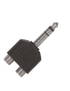 ADAPTADOR ABS 2 RCA H./JACK ST