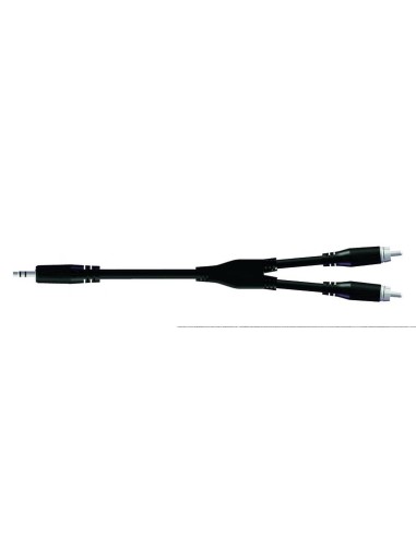 CABLE IN.MINI J.ST.M/2RCA M.3M
