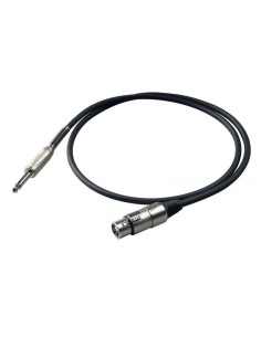 CABLE MIC XLR H/JACK M 5M. BUL