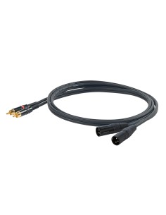 CABLE IN.2 RCA-2 XLR 3P 3M CHL