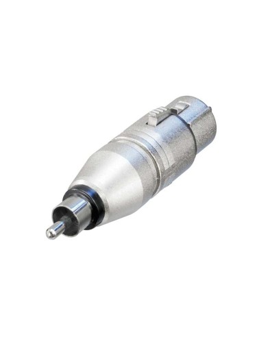 ADAPTADOR XLRF 2 POLOS : PHONO