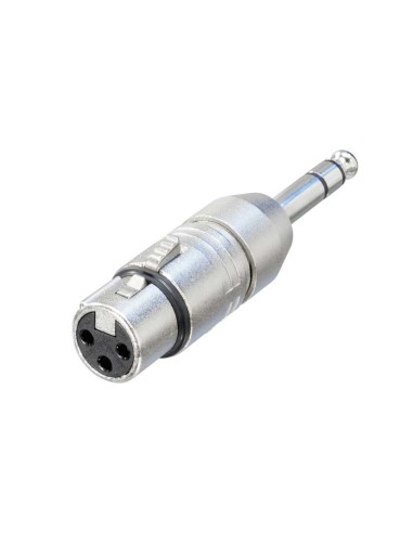 ADAPTADOR XLRF 3 POLOS : 1/4''